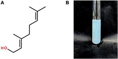 Preparation and characterization of geraniol nanoemulsions and its antibacterial activity